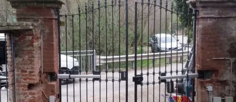 Cancello carraio e pedonale automatizzato a Torino